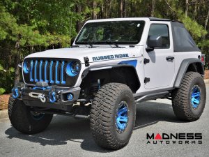 Jeep Wrangler JL Fender Flare - Front - Rugged Ridge - Metal Max Jeep Wrangler JL Fender Flare - Front - Rugged Ridge - Metal Max